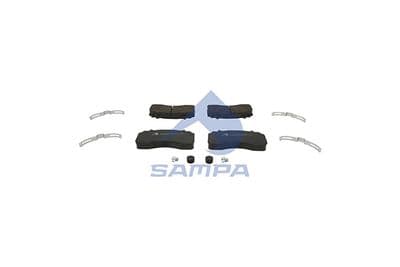 Juego de balatas de freno SAMPA 096.972