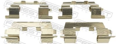Juego de accesorios, balatas de frenos FEBEST 1203-ACCF