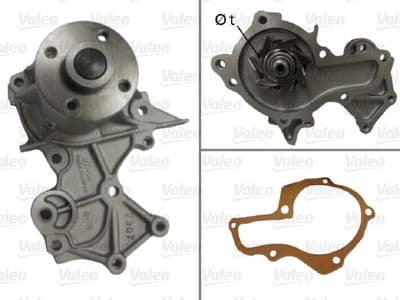 Bomba de agua, refrigeración del motor VALEO 506908