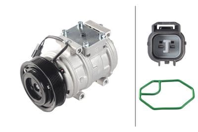 Compresor, aire acondicionado HELLA 8FK 366 203-691