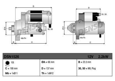 Marcha DENSO DSN1526