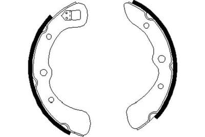 Juego de zapatas de frenos Kavo Parts BS-1900