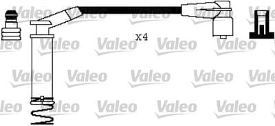 Juego de cables de encendido VALEO 346405