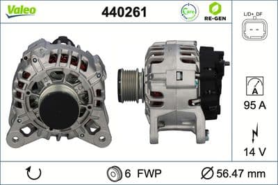 Alternador VALEO 440261