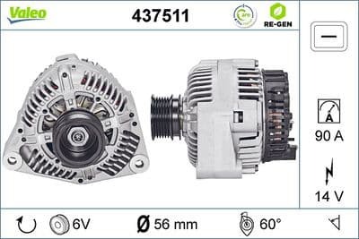 Alternador VALEO 437511
