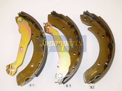 Juego de zapatas de frenos JAPANPARTS GF-H03AF