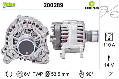 Alternador VALEO 200289