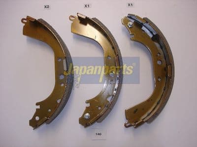 Juego de zapatas de frenos JAPANPARTS GF-140AF