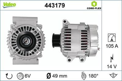 Alternador VALEO 443179