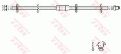 Manguera de frenos TRW PHB273
