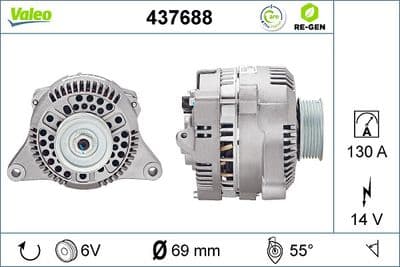 Alternador VALEO 437688