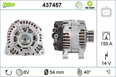 Alternador VALEO 437457