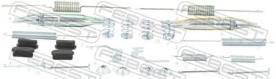 Juego de accesorios, zapatas de freno de estacionamiento FEBEST 2304-2H0R-KIT