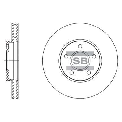 Disco de freno Hi-Q SD5305