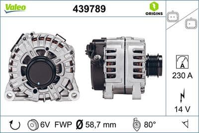 Alternador VALEO 439789