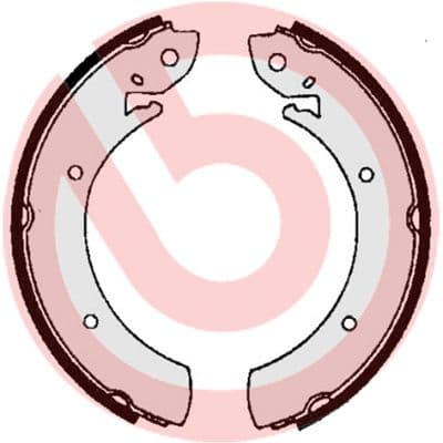 Juego de zapatas de frenos BREMBO S 68 516