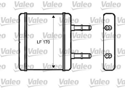 Radiador de calefacción, calefacción interior VALEO 812396