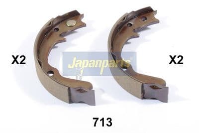 Juego de zapatas de frenos JAPANPARTS GF-713AF
