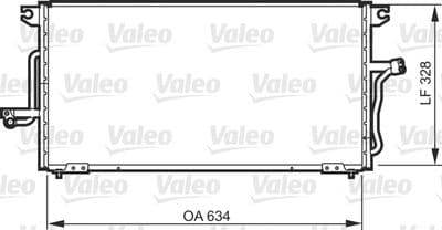 Condensador, aire acondicionado VALEO 818081