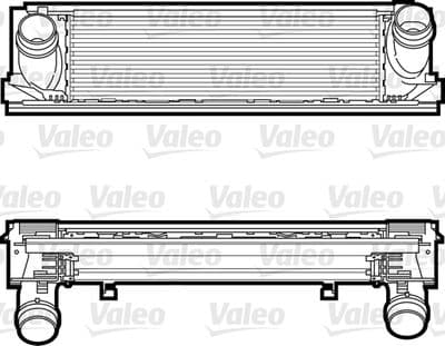 Radiador de aire de admisión VALEO 818259