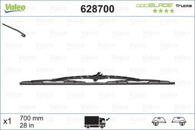 Limpiaparabrisas VALEO 628700