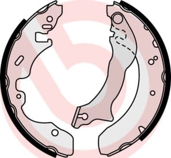 Juego de zapatas de frenos BREMBO S 24 535