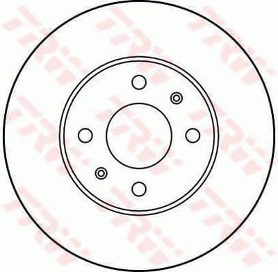 Disco de freno TRW DF3000