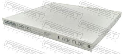 Filtro, aire del interior FEBEST 1243-001