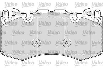 Juego de balatas de freno VALEO 601656