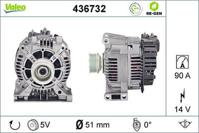 Alternador VALEO 436732