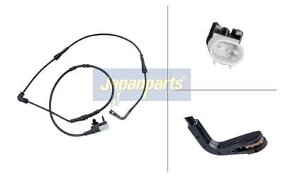 Contacto de aviso, desgaste de balatas de frenos JAPANPARTS BPW-050