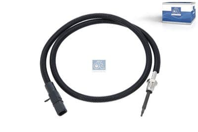 Sensor, de temperatura de gas de escape DT Spare Parts 2.76082
