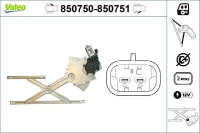 Elevador para ventanas VALEO 850750