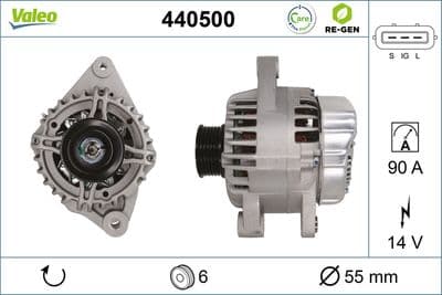 Alternador VALEO 440500