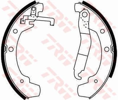 Juego de zapatas de frenos TRW GS8150