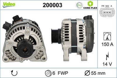 Alternador VALEO 200003