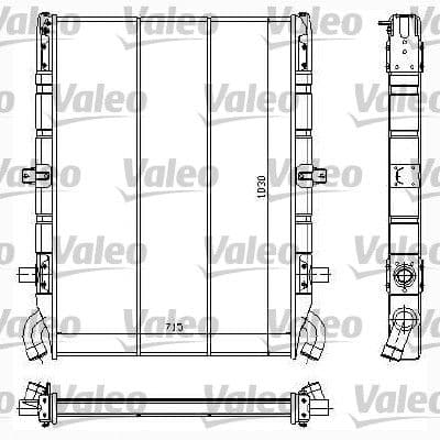 Radiador, refrigeración del motor VALEO 730638