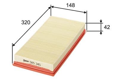 Filtro de aire VALEO 585345