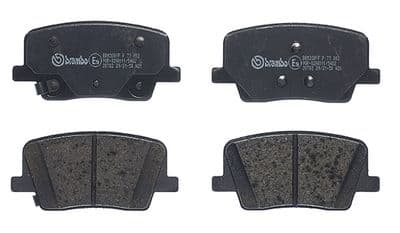 Juego de balatas de freno BREMBO P 77 003