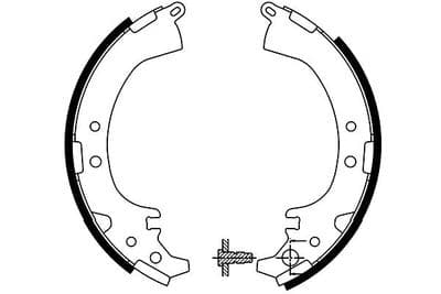 Juego de zapatas de frenos Kavo Parts KBS-9930