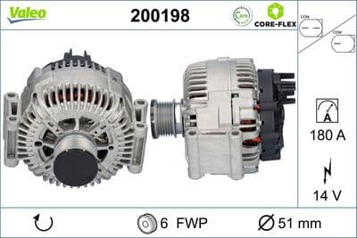 Alternador VALEO 200198