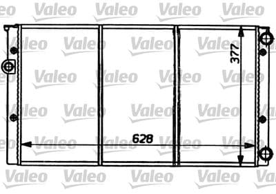 Radiador, refrigeración del motor VALEO 731032