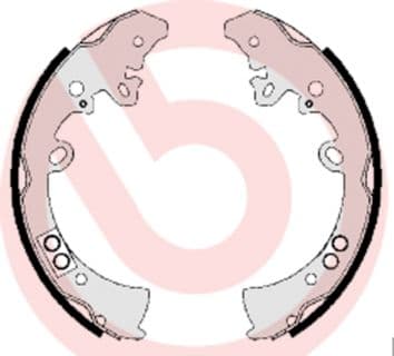 Juego de zapatas de frenos BREMBO S 83 550