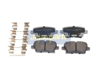 Juego de balatas de freno JAPANPARTS PP-0407AF