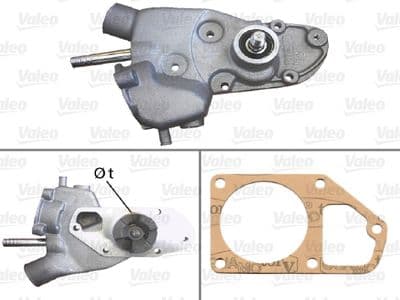 Bomba de agua, refrigeración del motor VALEO 506170