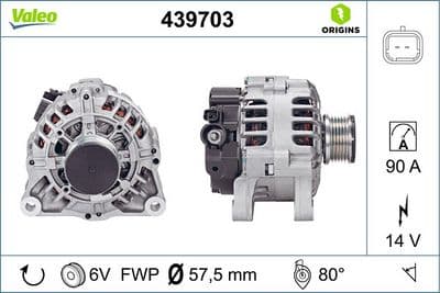 Alternador VALEO 439703
