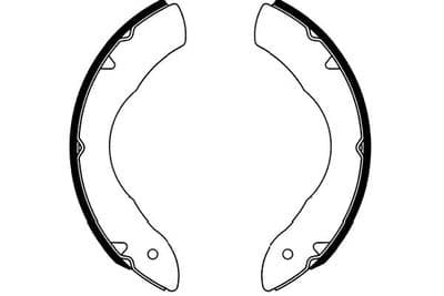 Juego de zapatas de frenos Kavo Parts KBS-3908