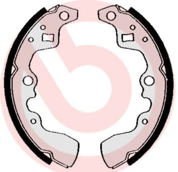 Juego de zapatas de frenos BREMBO S 79 510