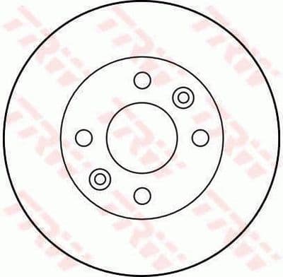 Disco de freno TRW DF1009