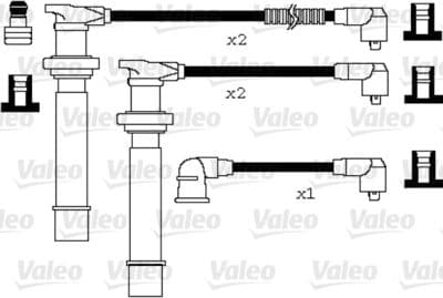 Juego de cables de encendido VALEO 346077